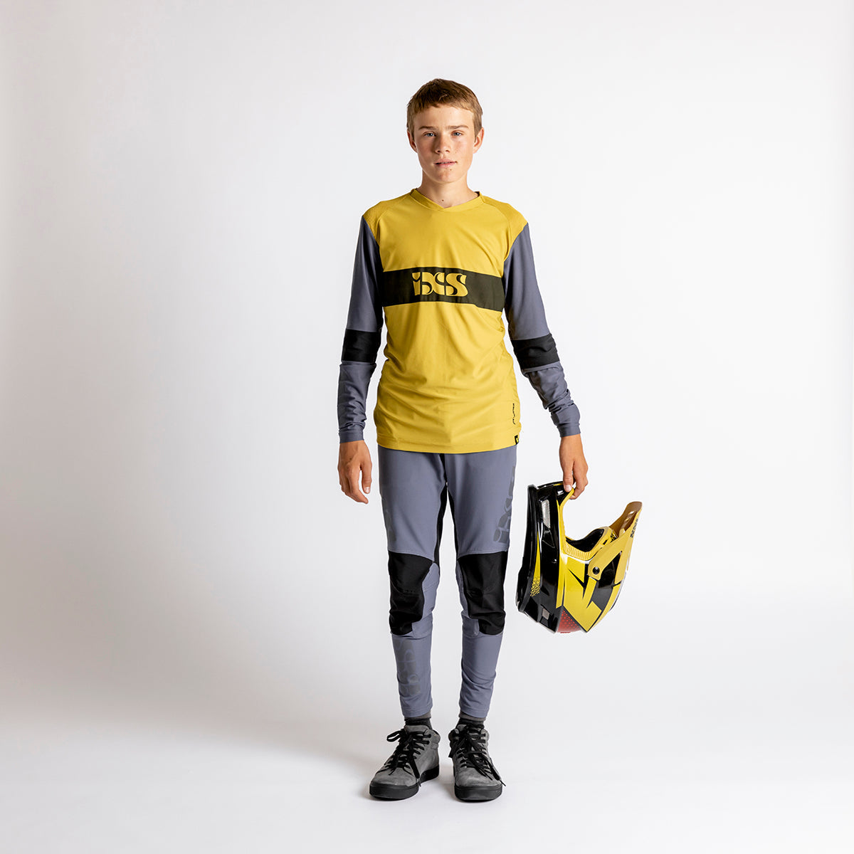 Trigger EVO Kids pants - charcoal iXS
