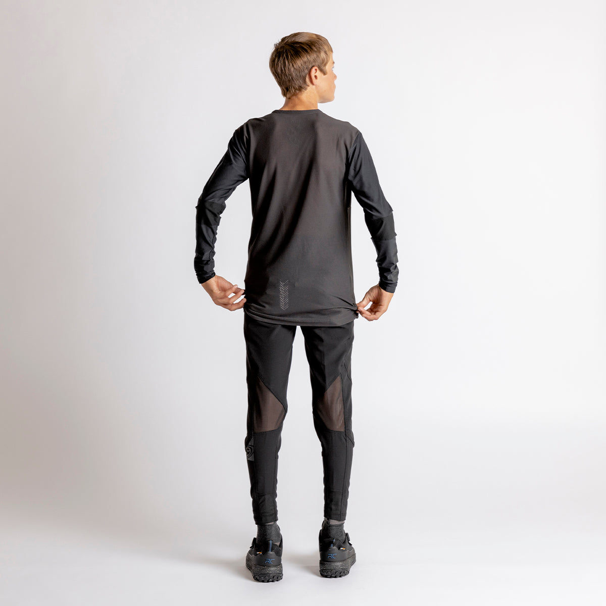 Trigger EVO Kids Long Sleeve Jersey - Anthracite-Black iXS