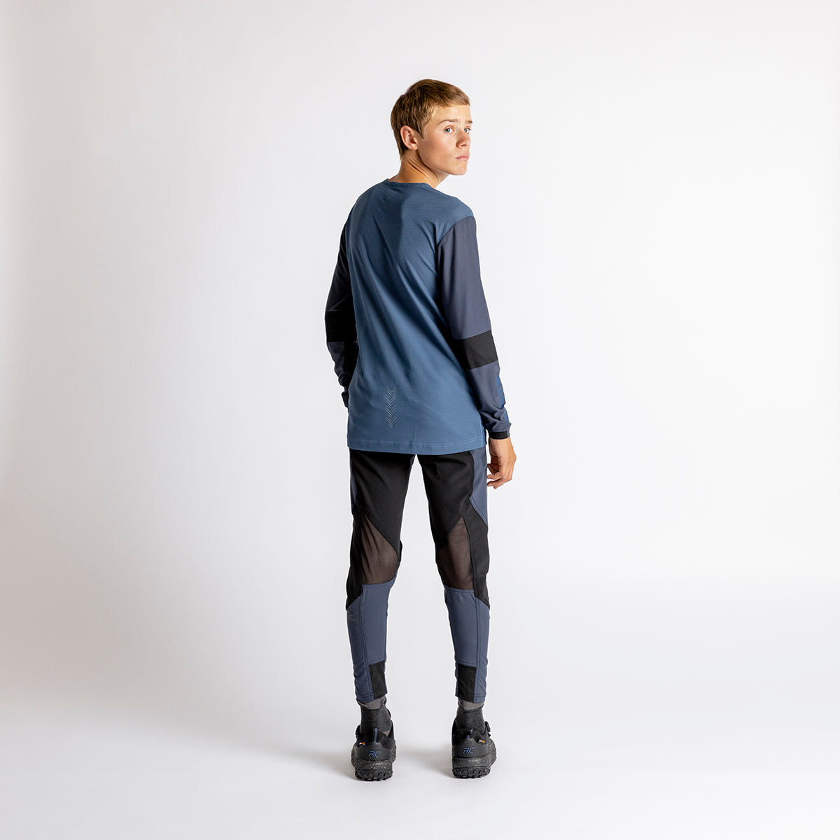 Trigger EVO Kids Long Sleeve Jersey - Storm-Marine iXS