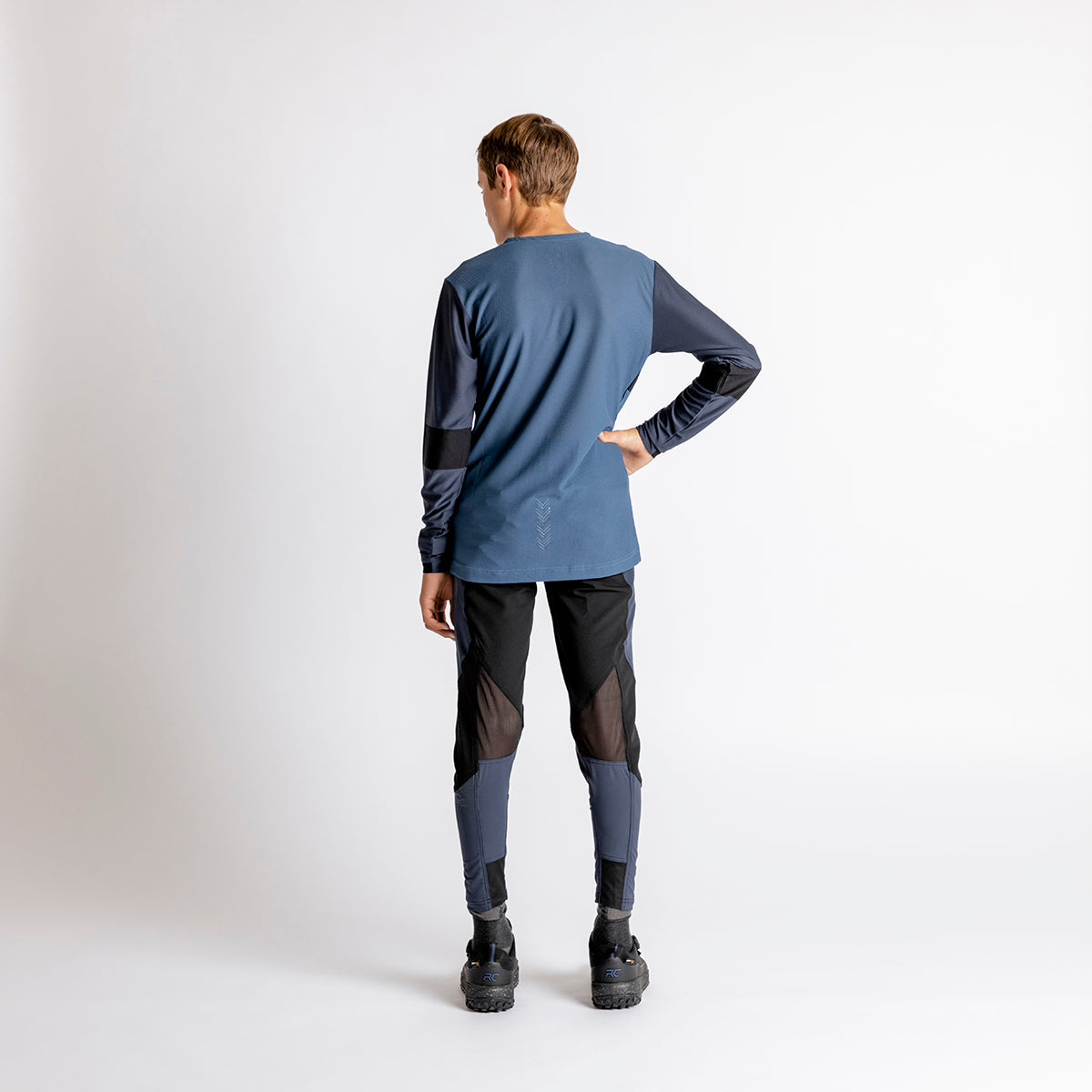 Trigger EVO Kids Long Sleeve Jersey - Storm-Marine iXS