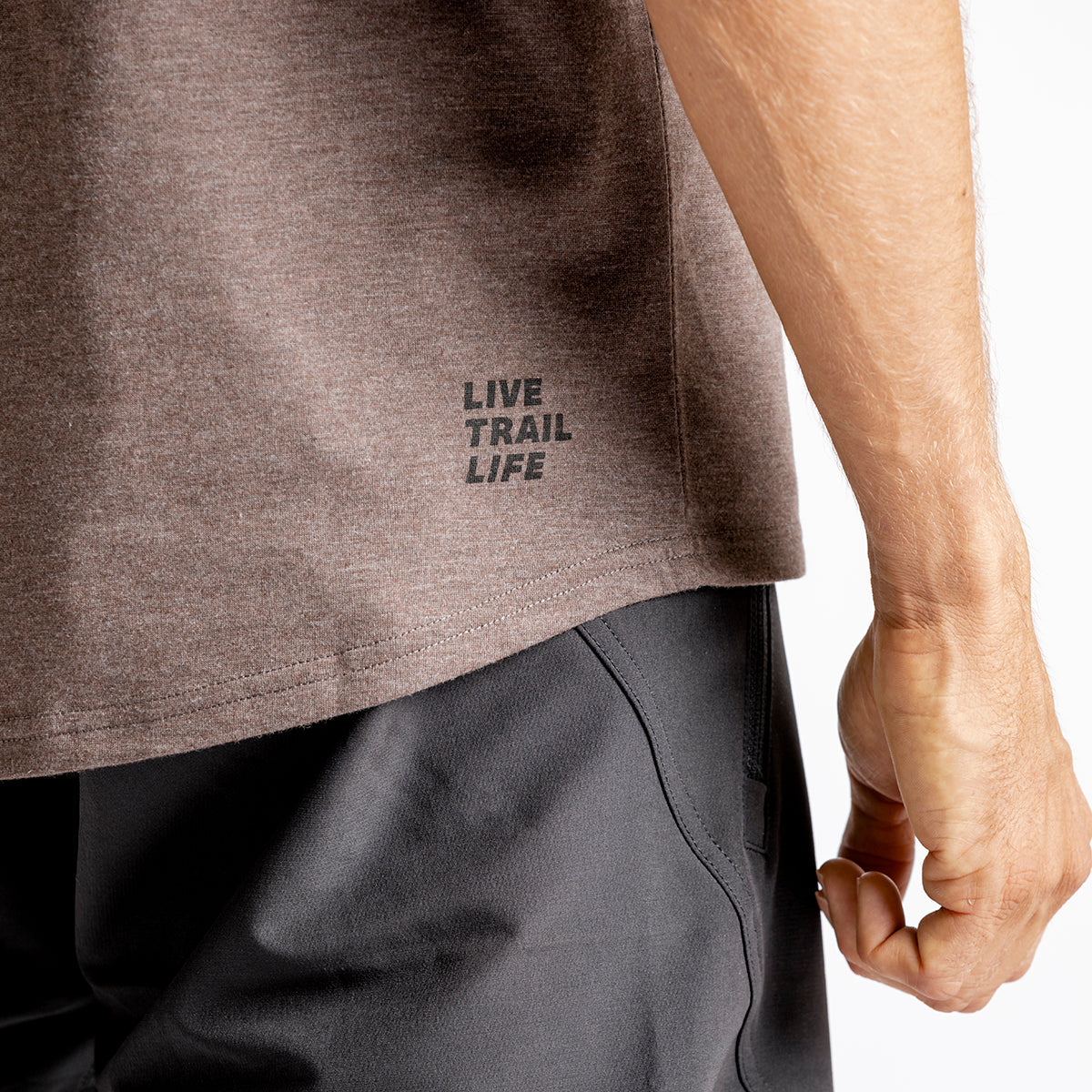 Flow Fade Tech Tee - Coffee iXS