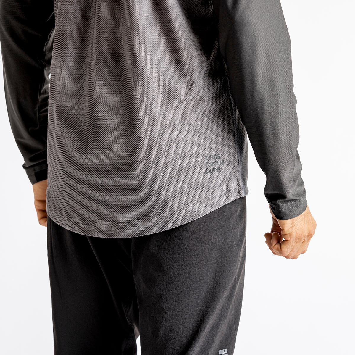 Flow XTG Long Sleeve Henley - Graphite-Black iXS