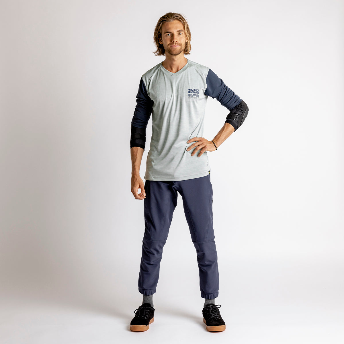 Carve X 3/4 Jersey - Jade-Solid Marine iXS