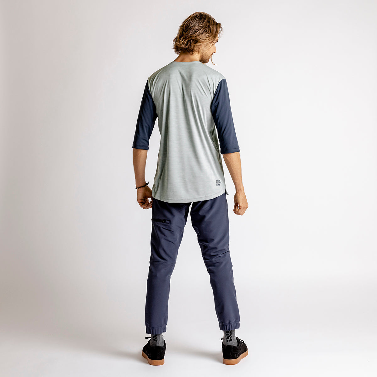 Carve X 3/4 Jersey - Jade-Solid Marine iXS
