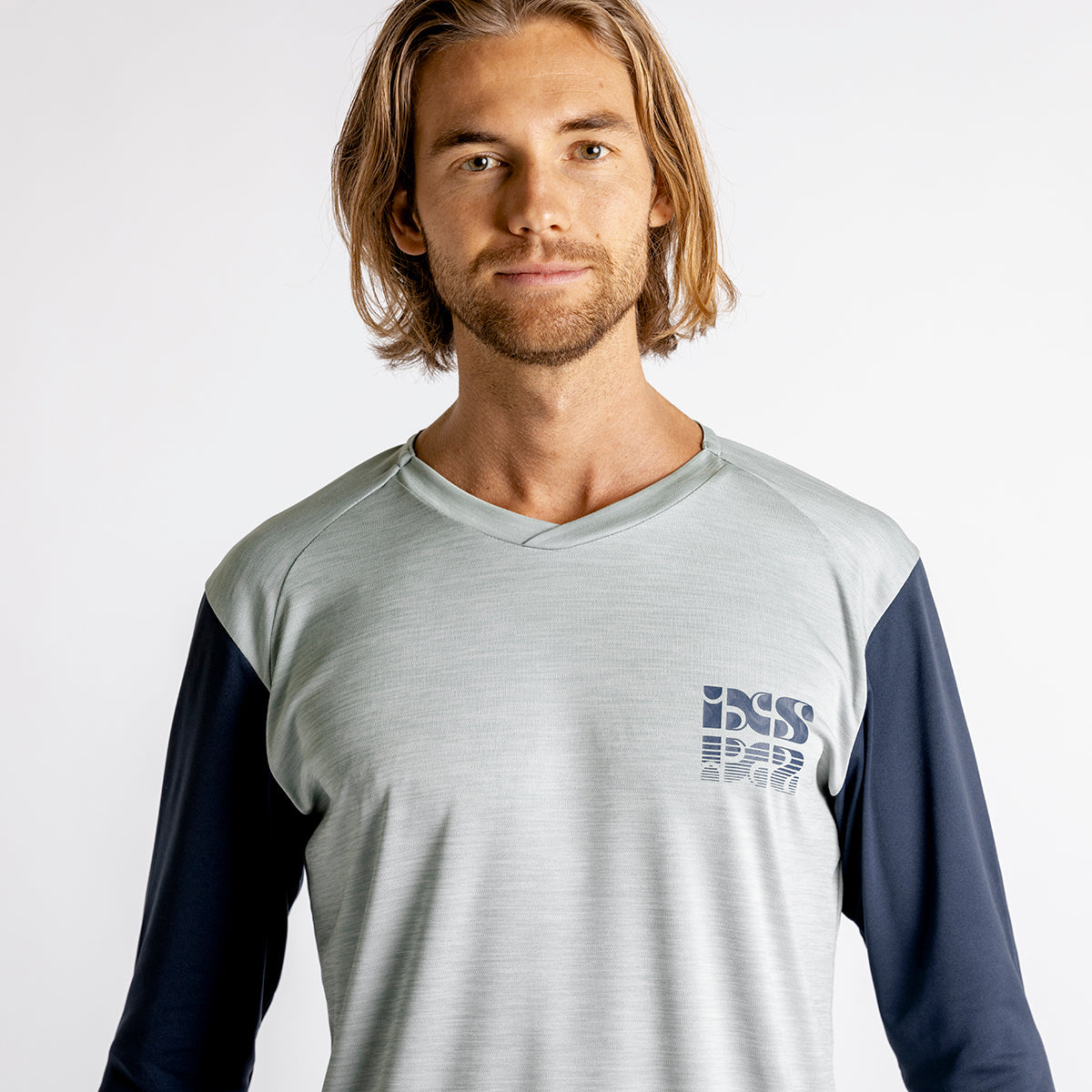 Carve X 3/4 Jersey - Jade-Solid Marine iXS
