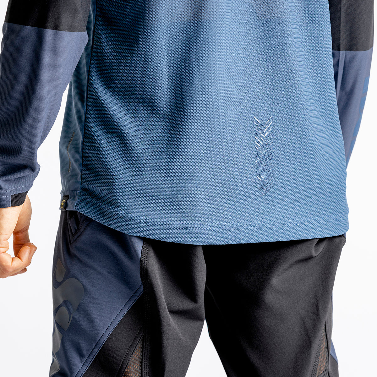 Trigger EVO Long Sleeve Jersey - Storm-Marine iXS