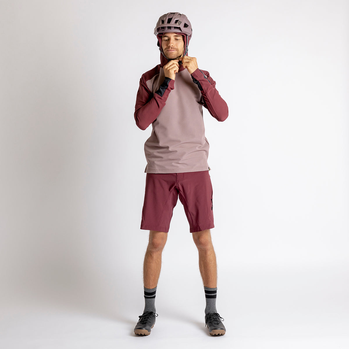 Carve Digger EVO Hooded Jersey - Taupe-Raisin