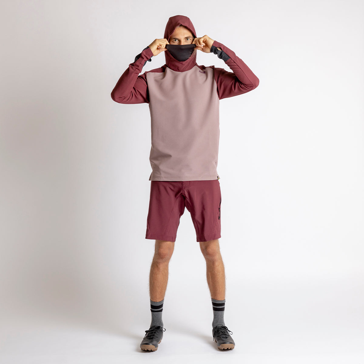 Carve Digger EVO Hooded Jersey - Taupe-Raisin