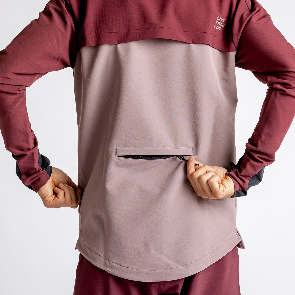 Carve Digger EVO Hooded Jersey - Taupe-Raisin
