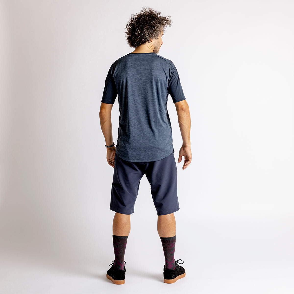 Flow X Short Sleeve Jersey - Storm / Marine iXS