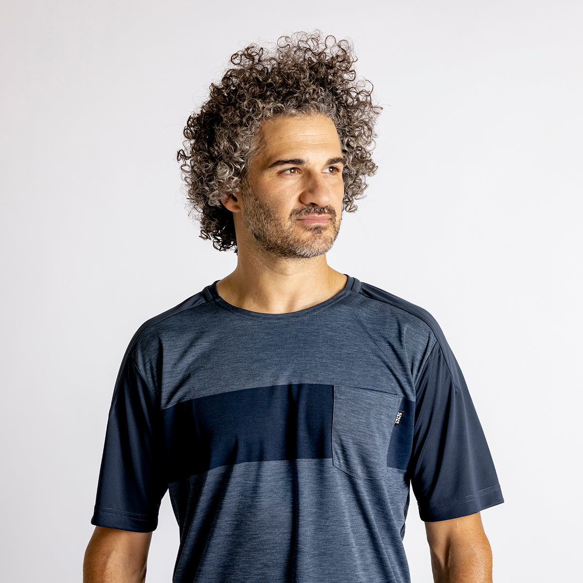 Flow X Short Sleeve Jersey - Storm / Marine iXS