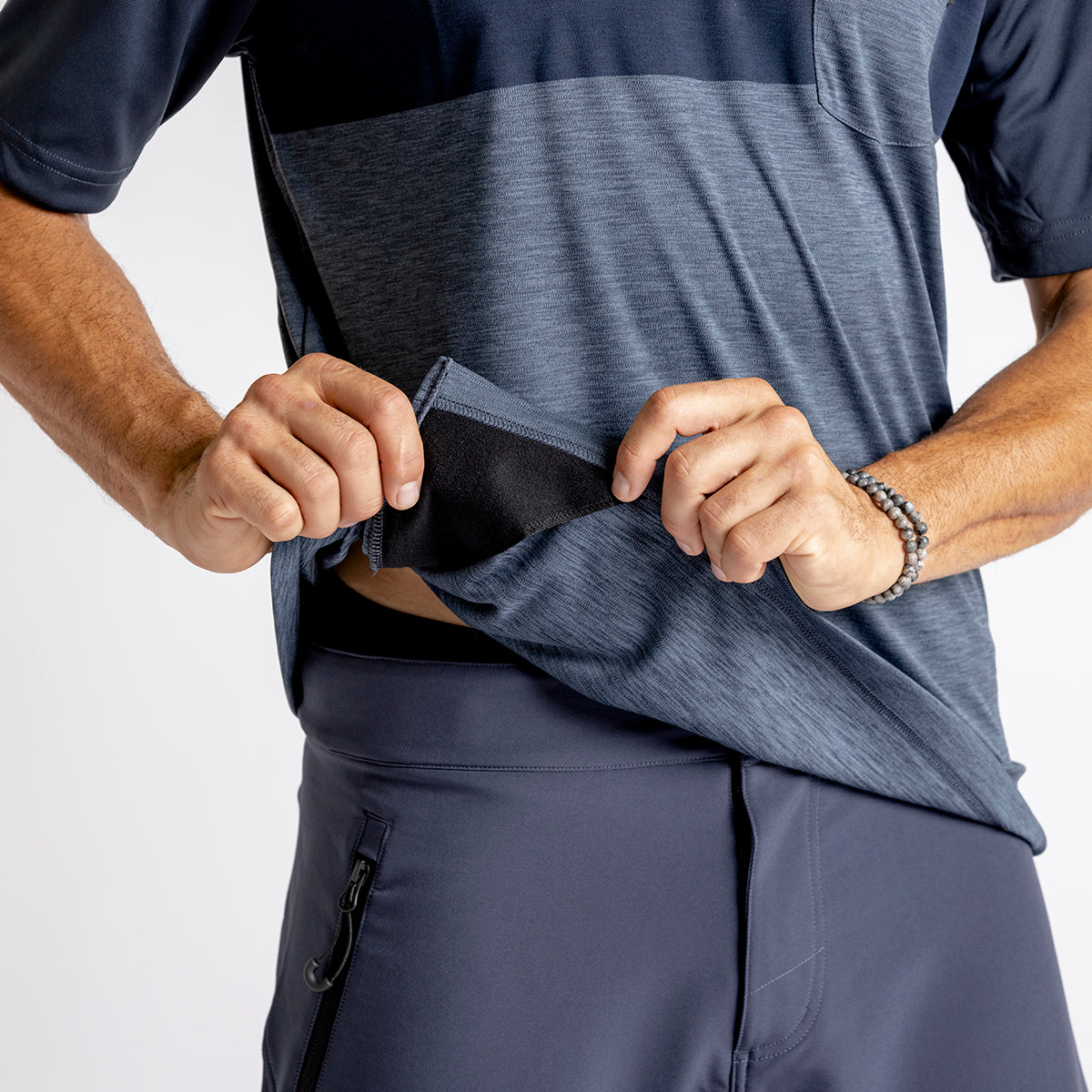 Flow X Short Sleeve Jersey - Storm / Marine iXS