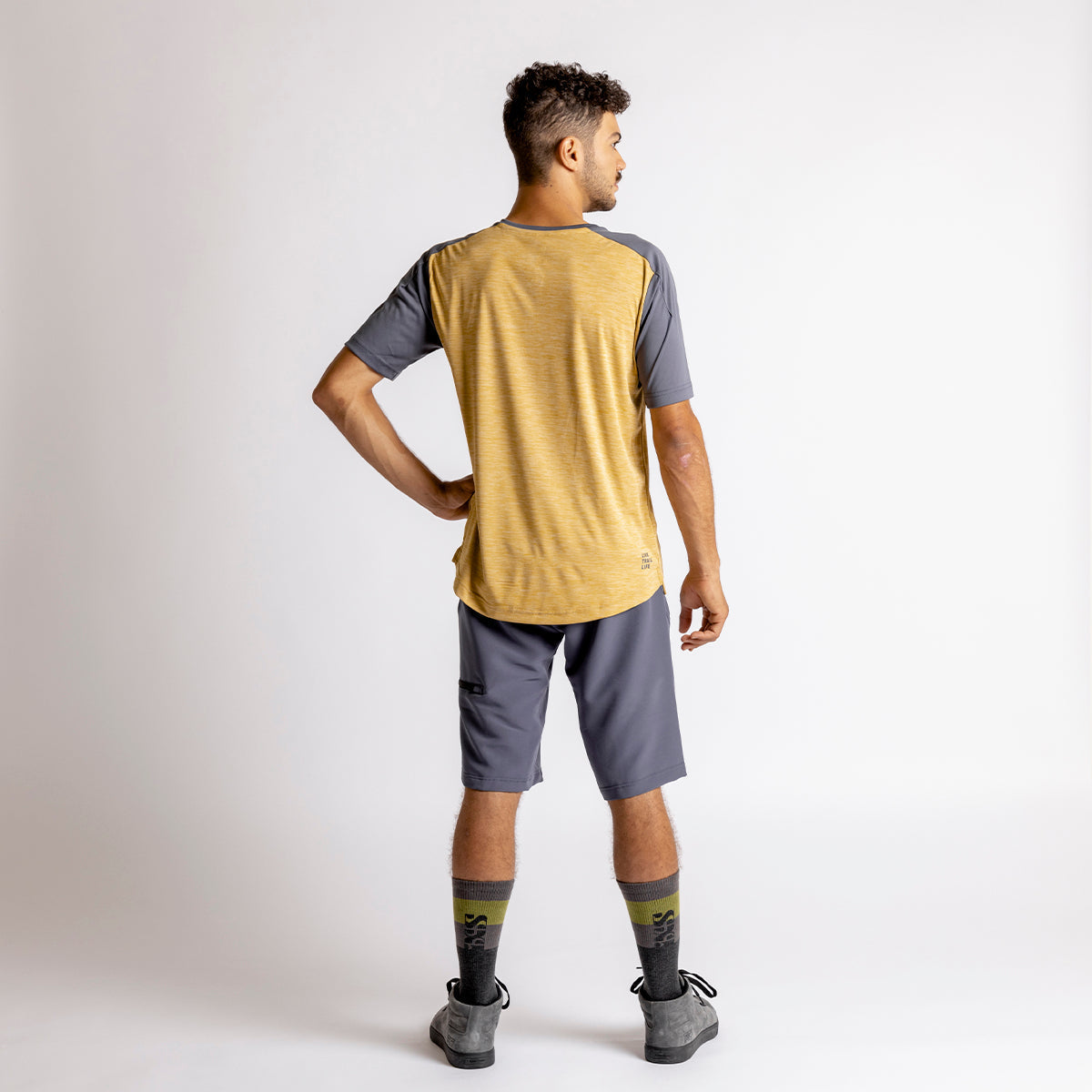 Flow X Short Sleeve Jersey - Acacia / Charcoal iXS