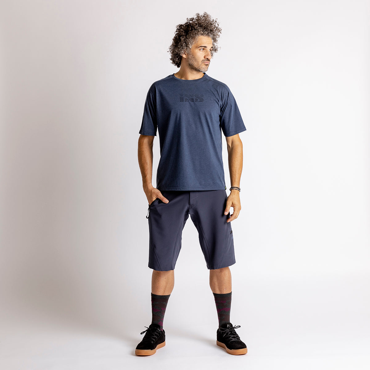 Flow Fade Tech Tee - Marine iXS