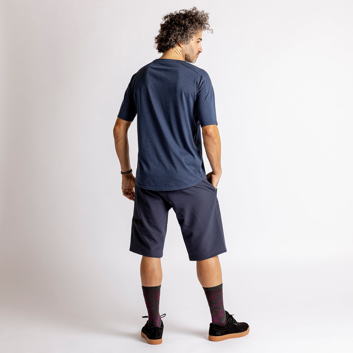 Flow Fade Tech Tee - Marine iXS