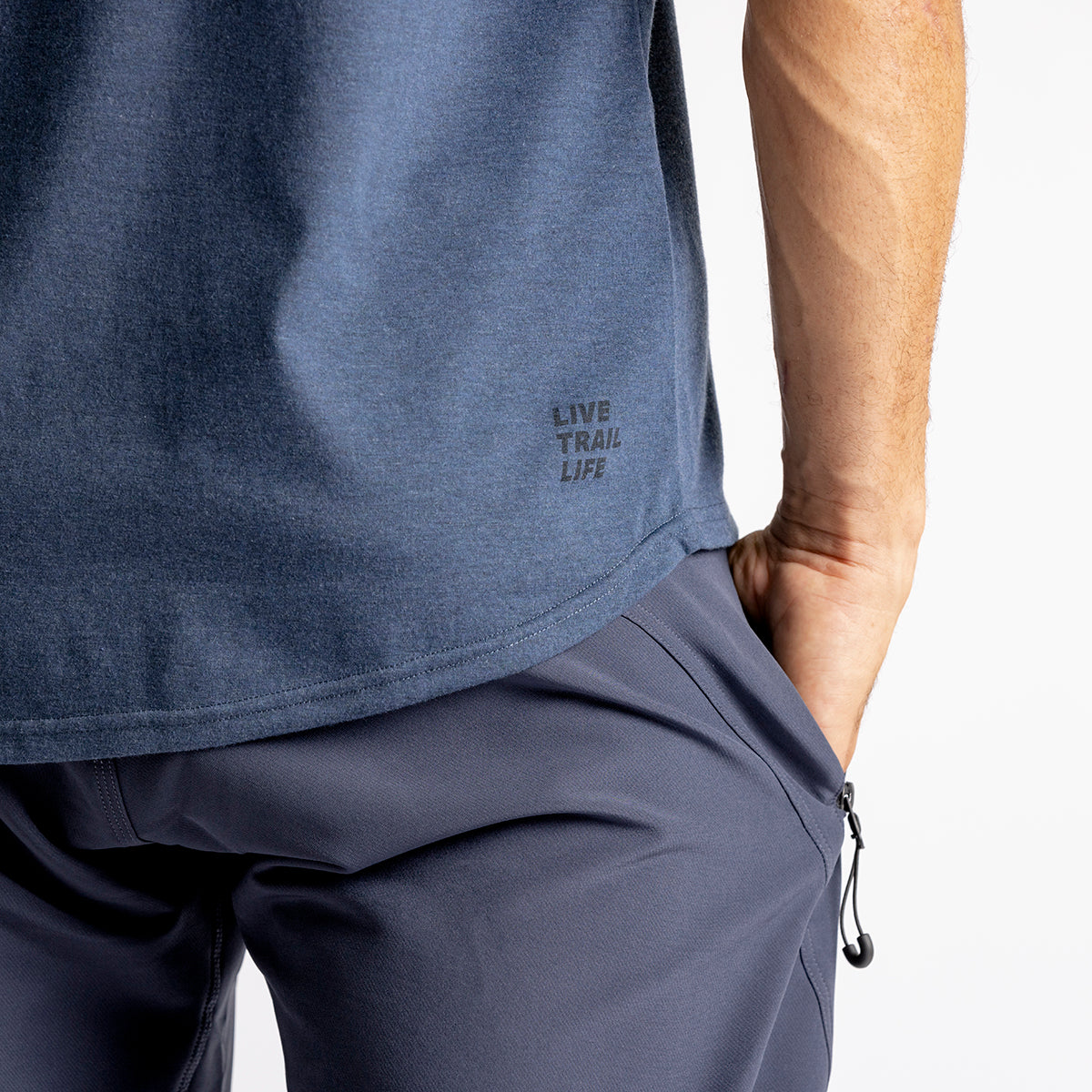 Flow Fade Tech Tee - Marine iXS