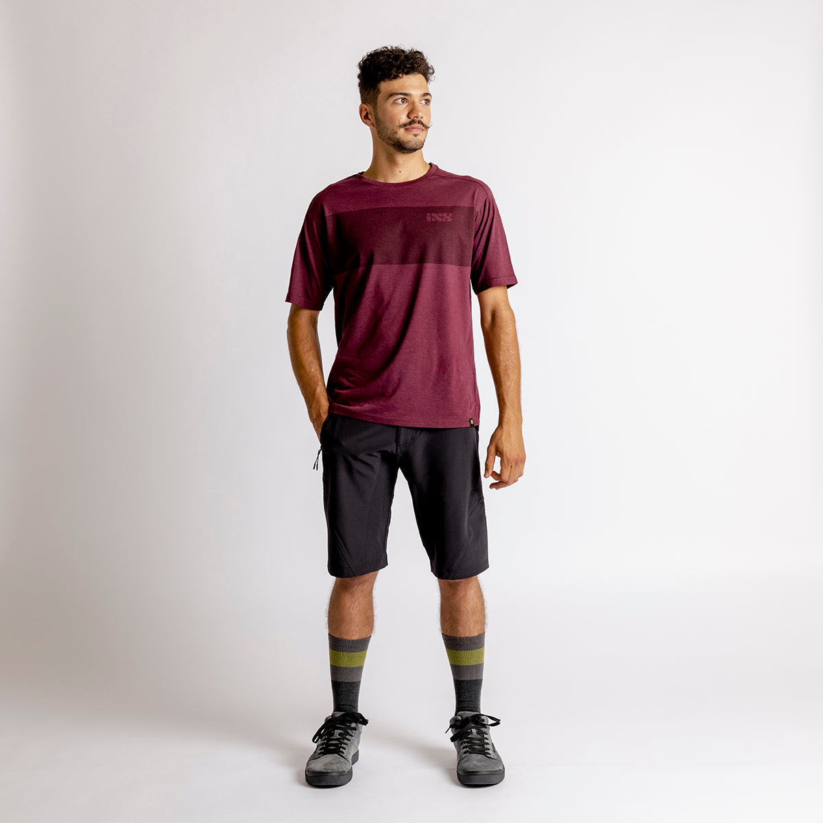 Flow Censored Tech Tee - Raisin iXS