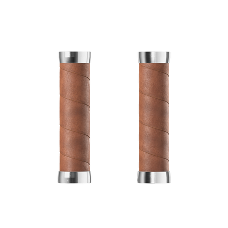 Slender Leather Grips 130/130 - dark tan