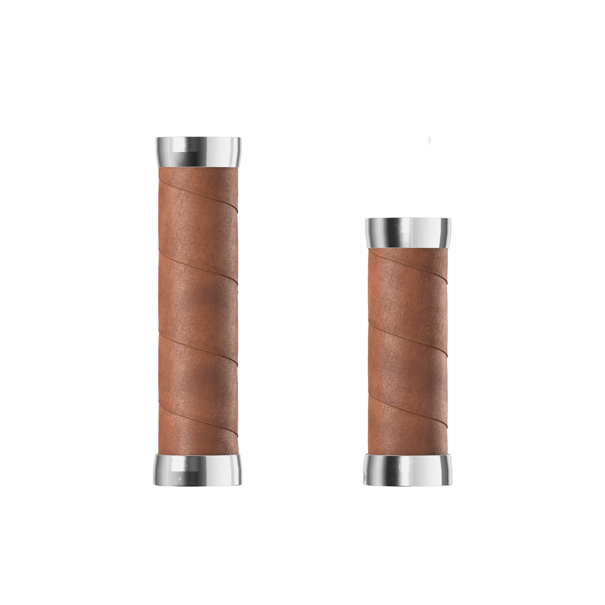 Slender Leather Grips 130/100 - dark tan