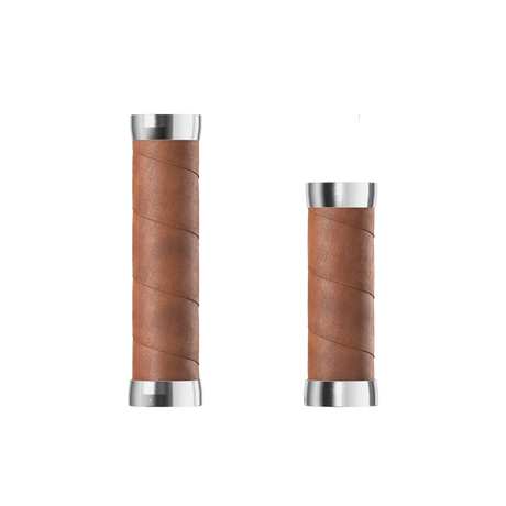 Slender Leather Grips 130/100 - dark tan
