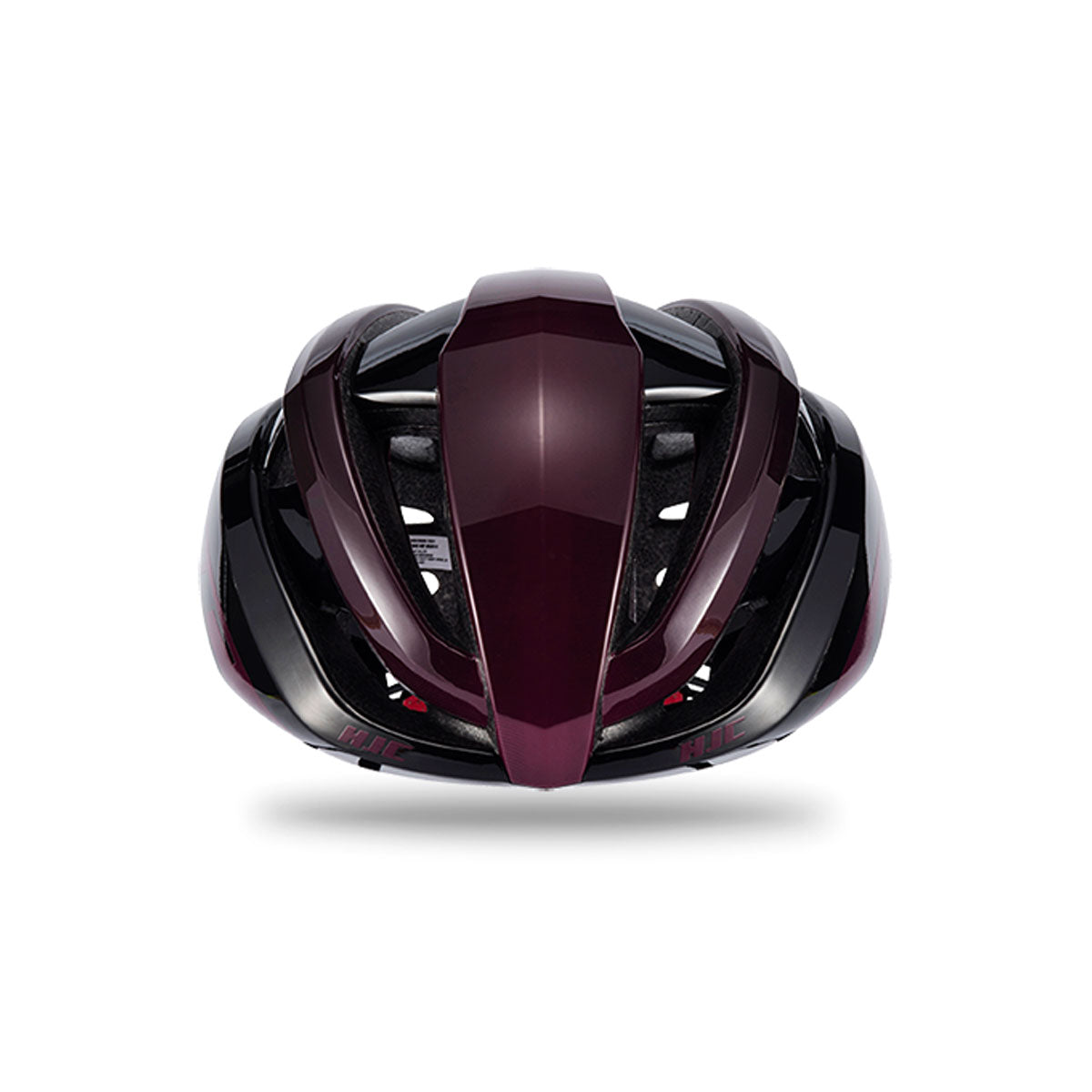 IBEX Road Helm - Gloss Burgundy / Black