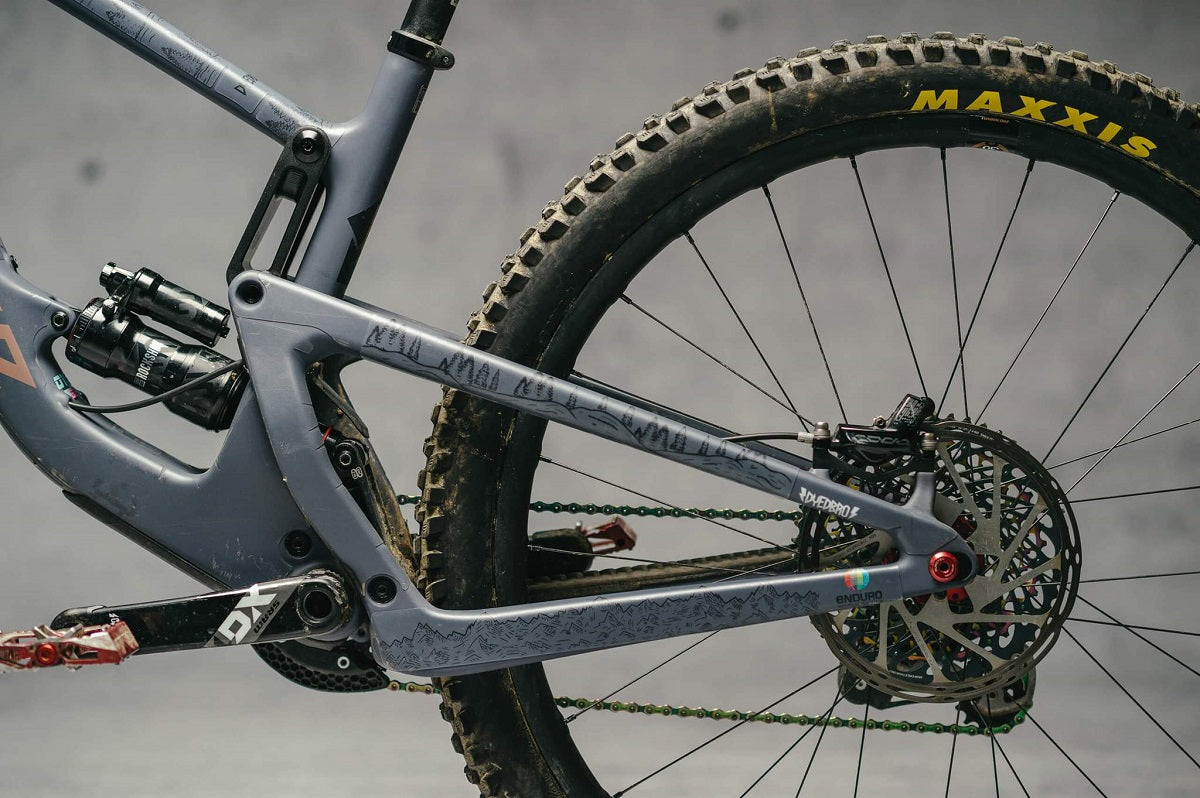 Rahmenschutz Kit - EWS Mountains - Black Matte