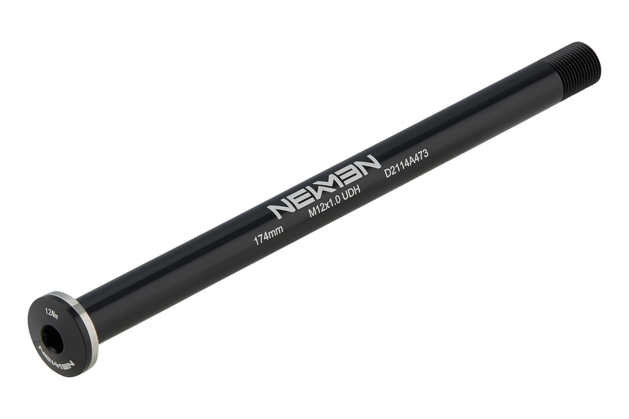 Hinterrad Achse UDH, flacher Kopf, 12x148 mm