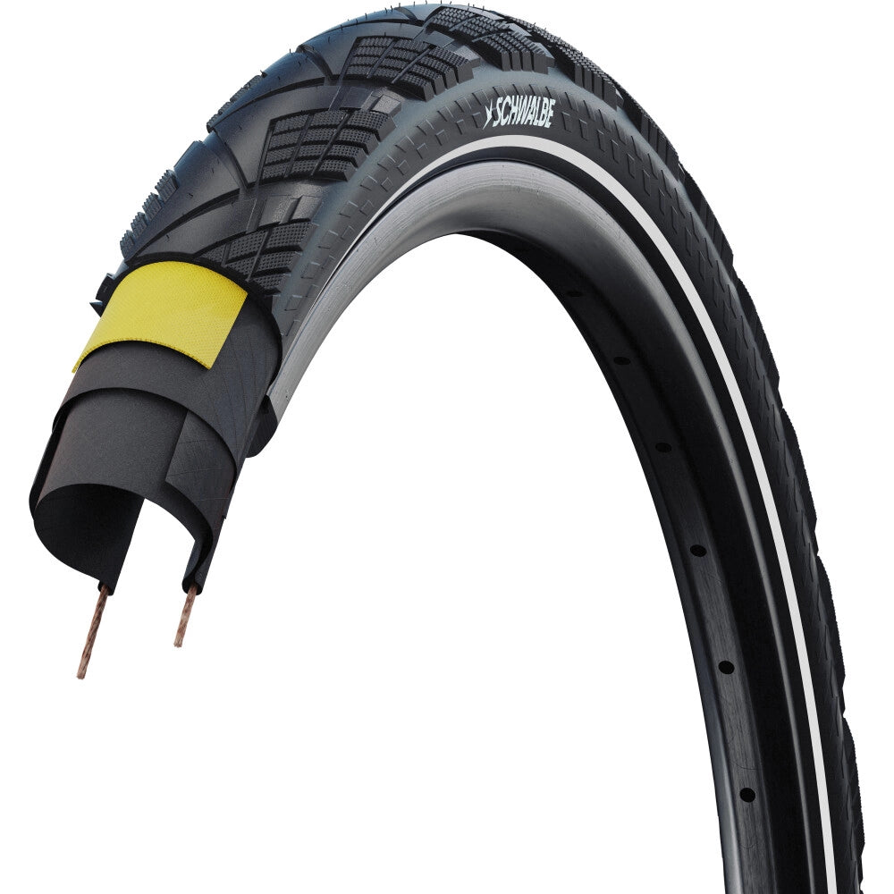 Marathon PRO Efficiency, 28" TLR Faltreifen - noir/reflex