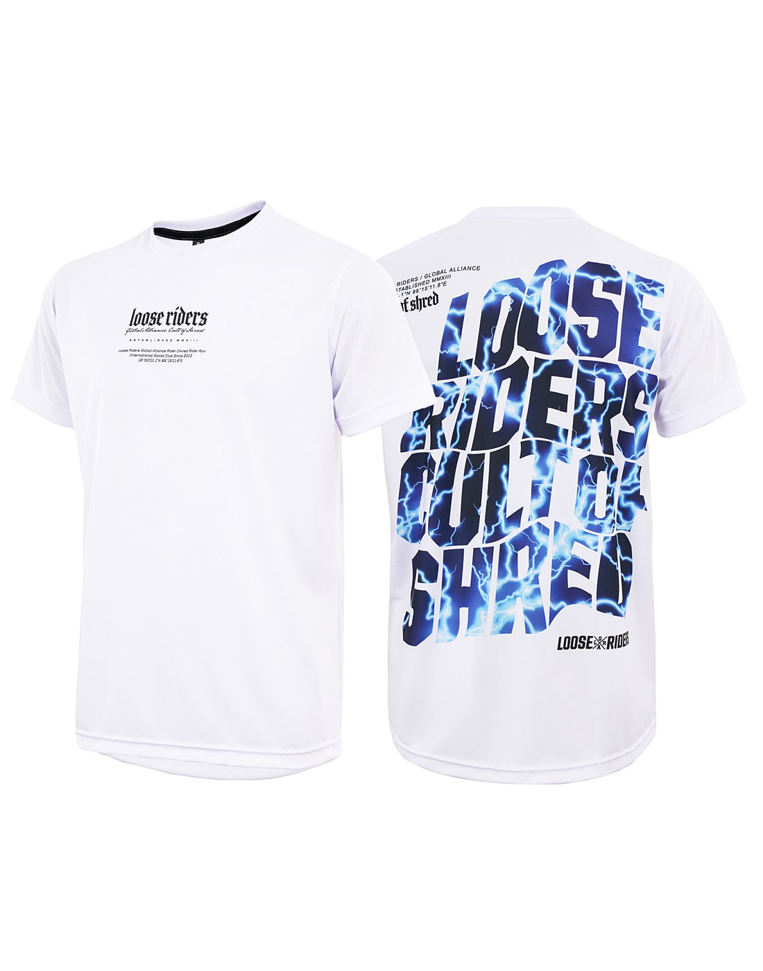 Tech Men Jersey Shortsleeve - Warped Electric-S