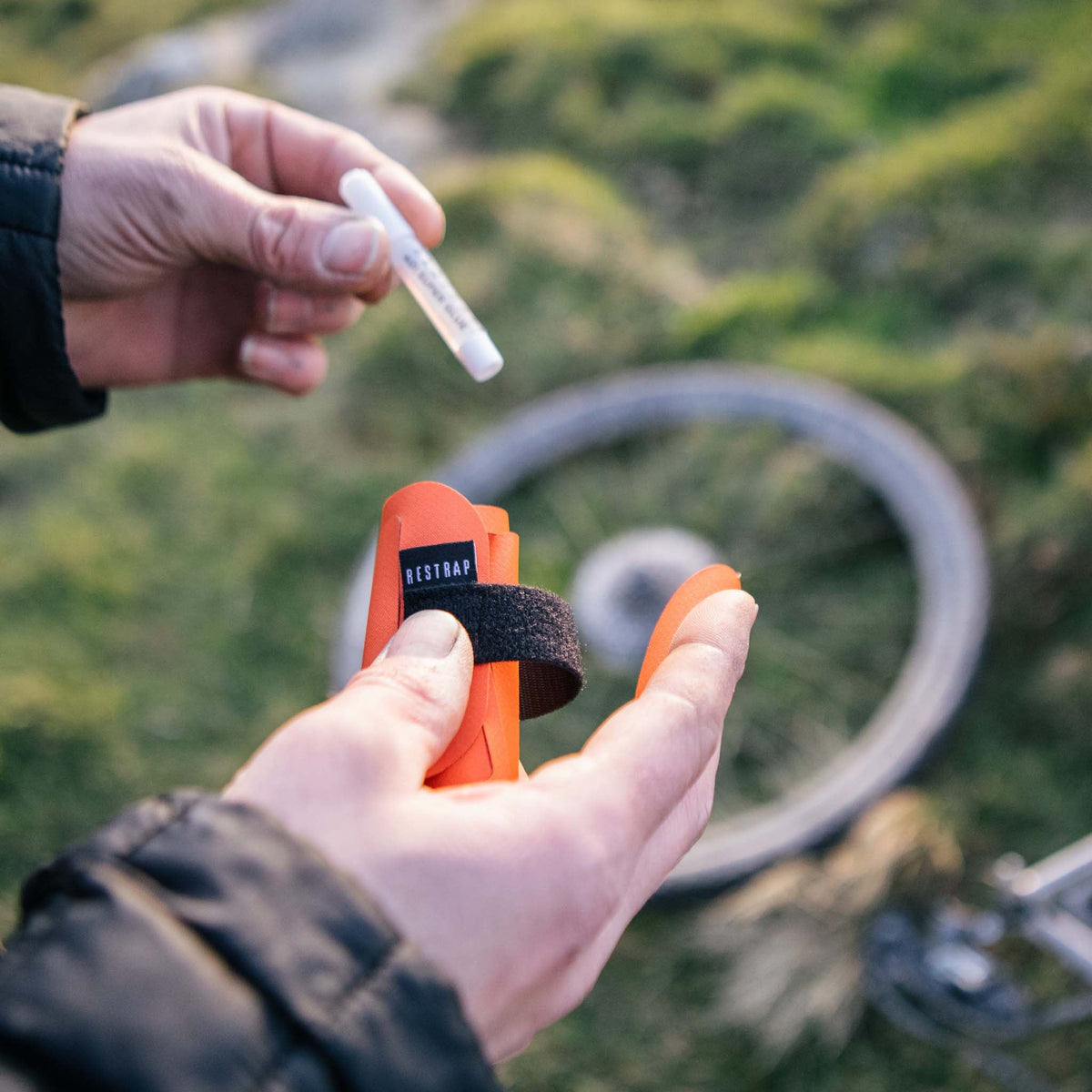 Tyre Boot Kit - Reifenflicken - orange Restrap