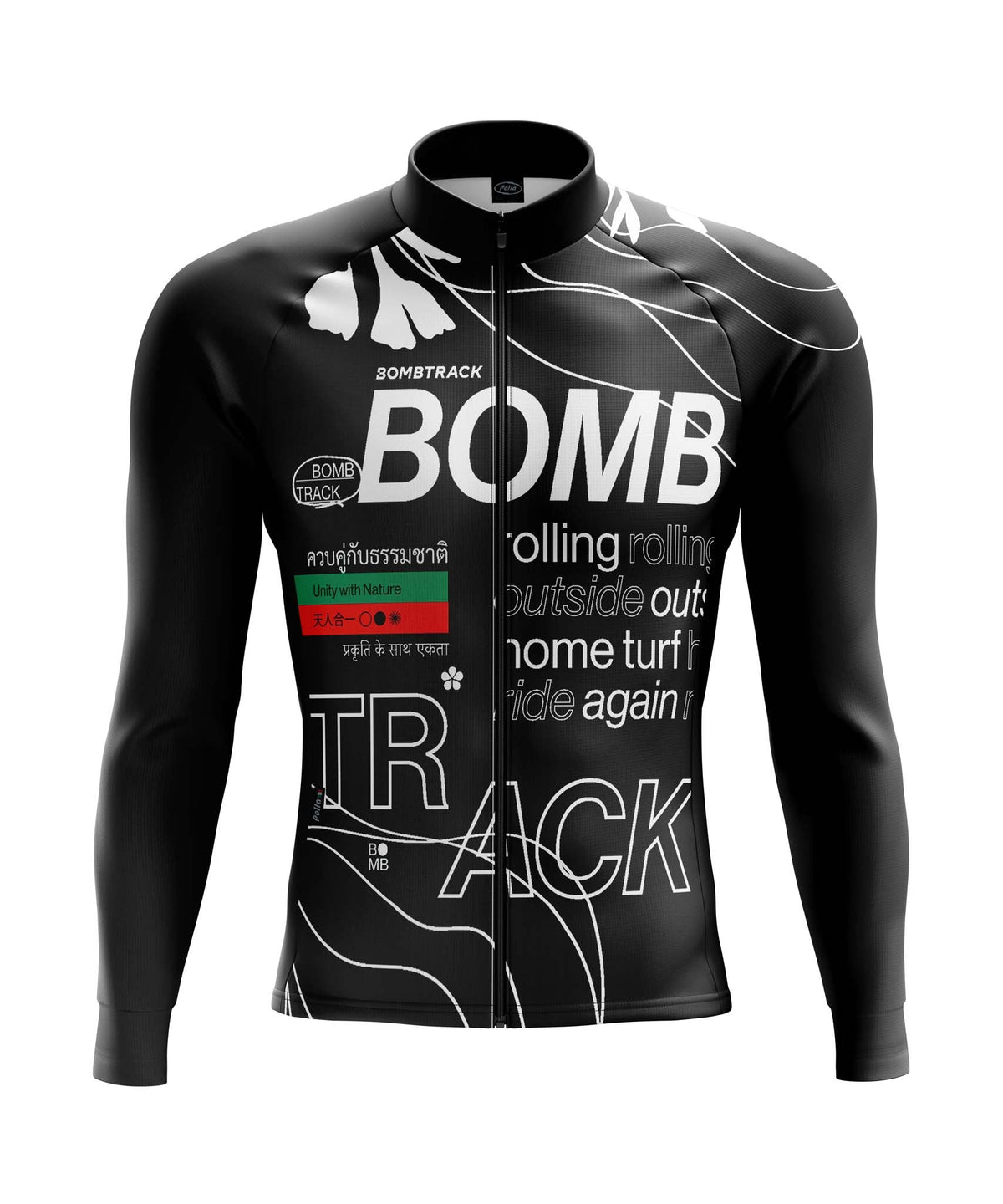 UNITY Langarm Trikot - schwarz Bombtrack