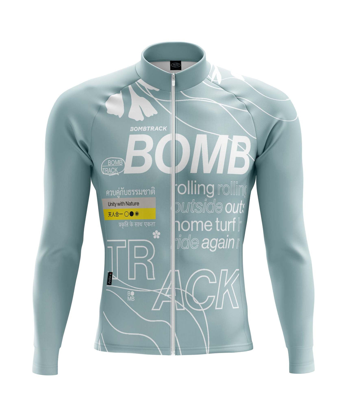 UNITY Langarm Trikot - aqua Bombtrack
