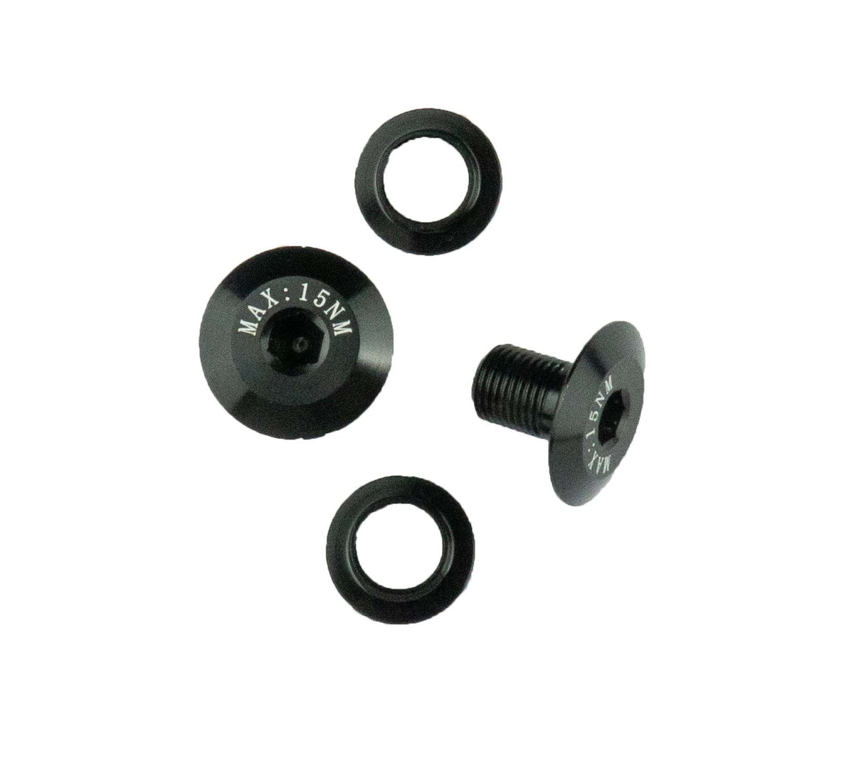 Synonym Shock bolts + Nuts - Silver NS Bikes