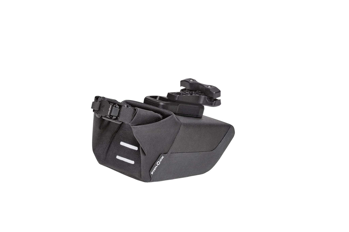 PINCLIP saddle bag S + saddle base, 400ml - black Fidlock