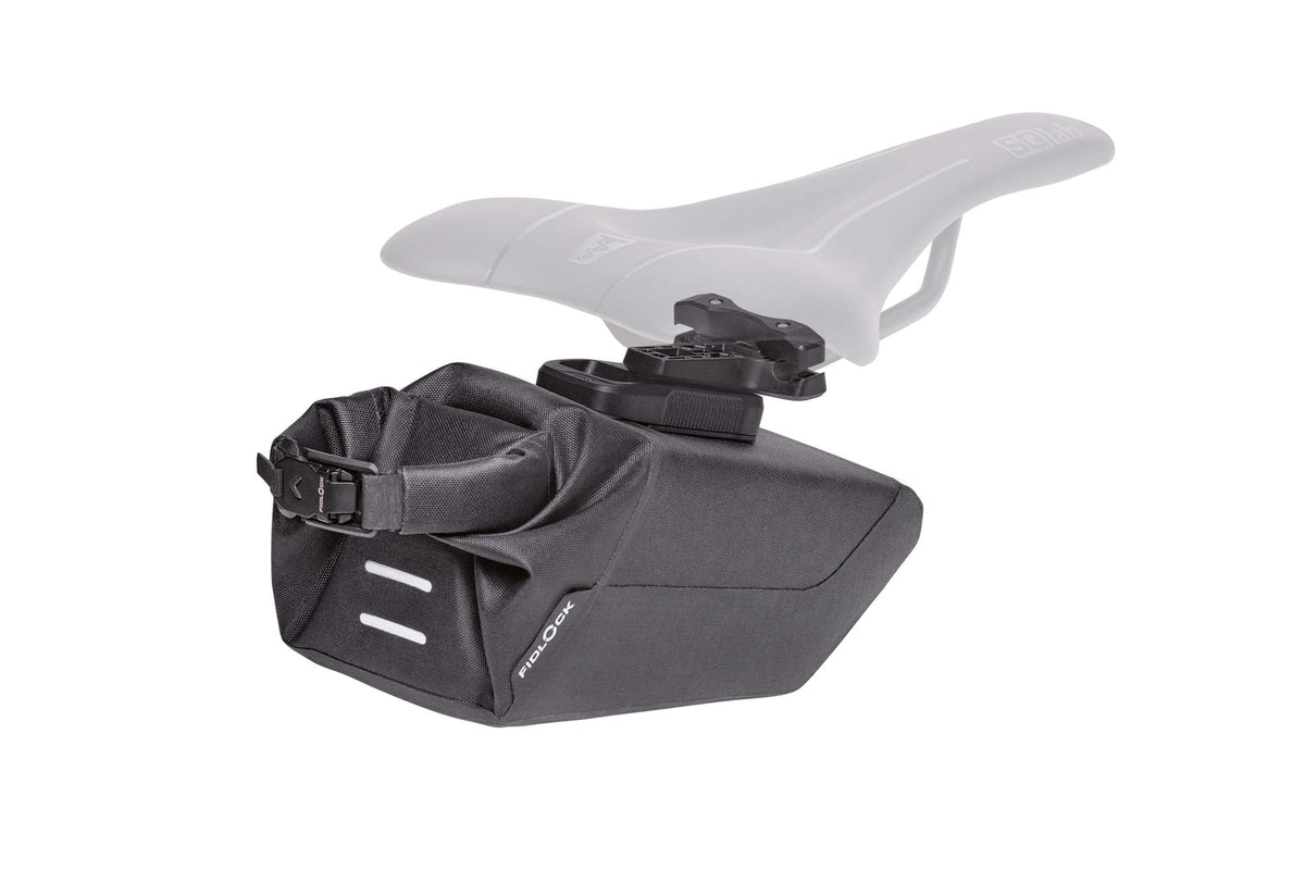 PINCLIP saddle bag M + saddle base, 700ml - black Fidlock