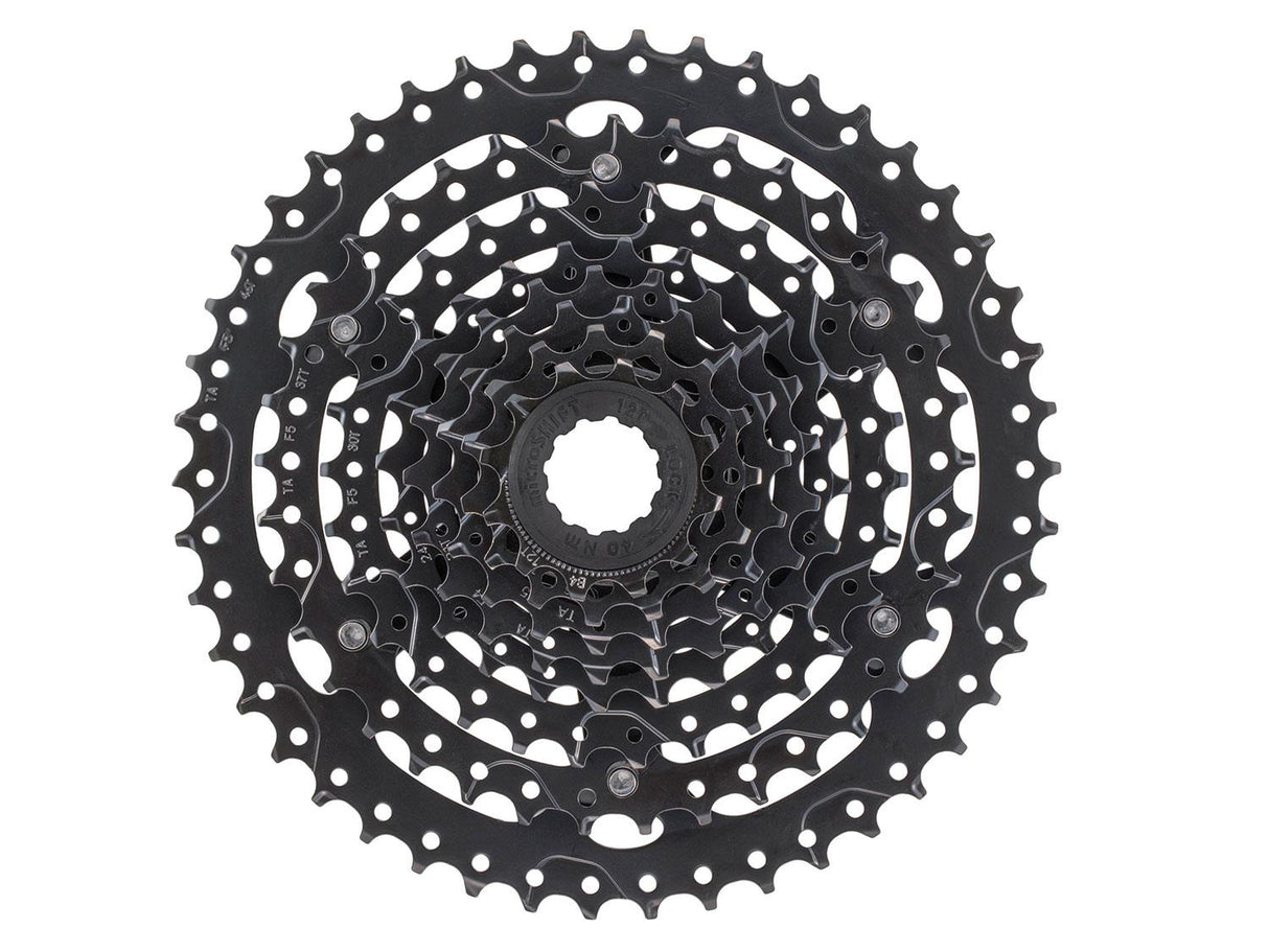 Acolyte Kassette 8sp 12-46T Stahl - black