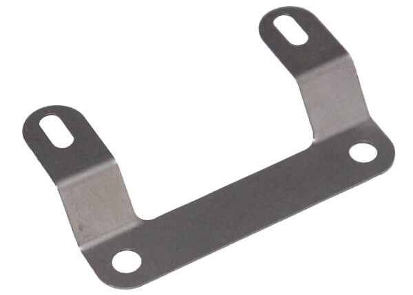 Adapterblech für Gepäckträgermontage gekröpft