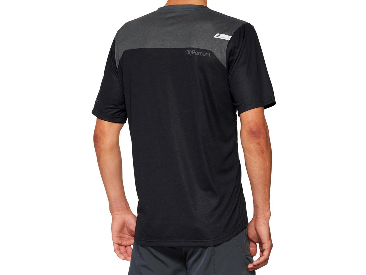 Airmatic Short Sleeve Jersey - Black/Charcoal