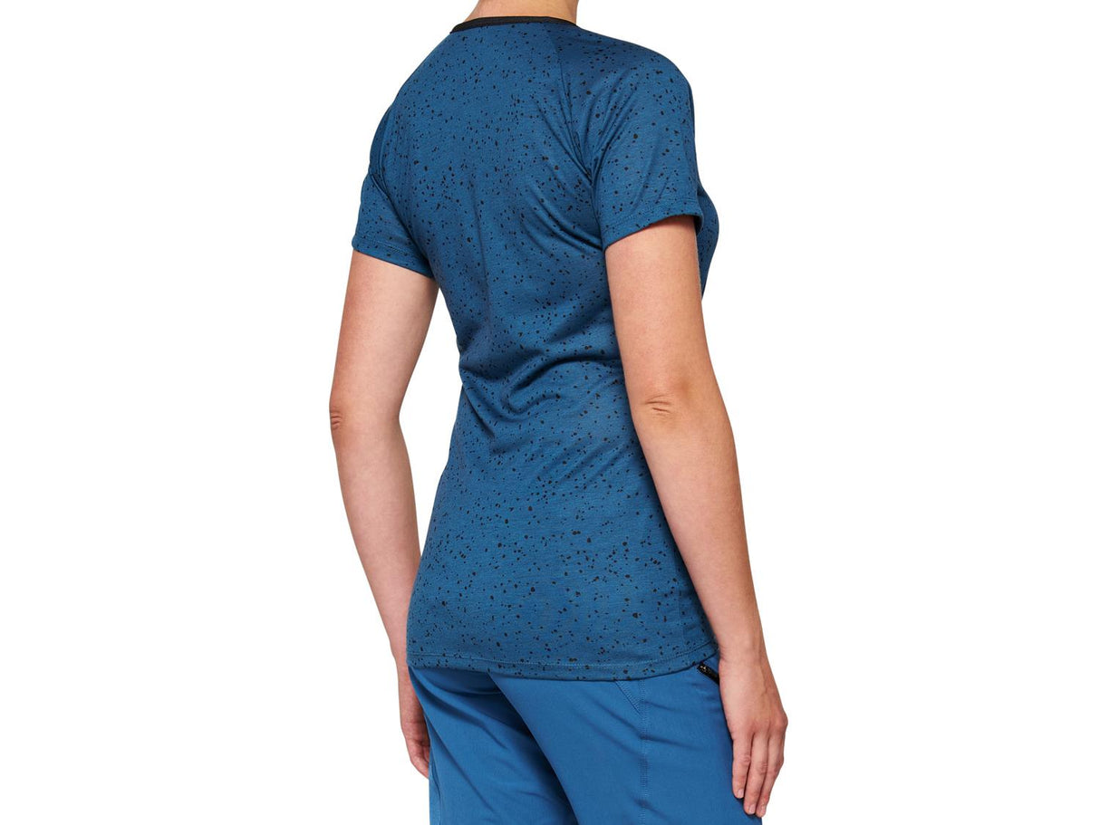 Airmatic Womens Short Sleeve Jersey - Slate Blue