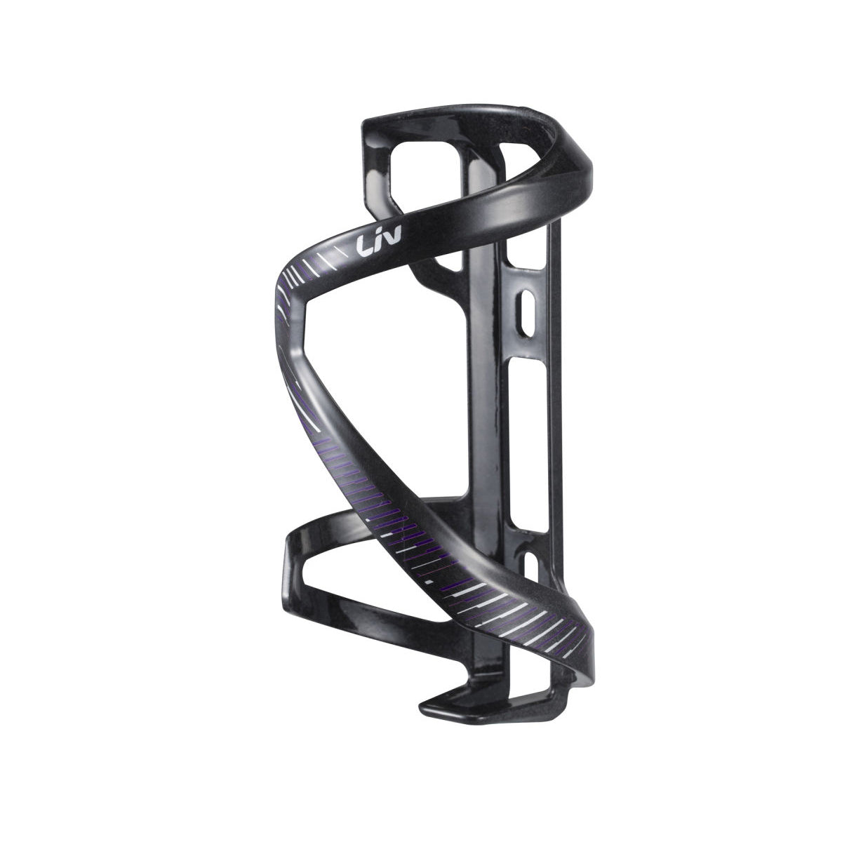 Airway Comp Flaschenhalter Sidepull rechts - Schwarz/Lila/Silber