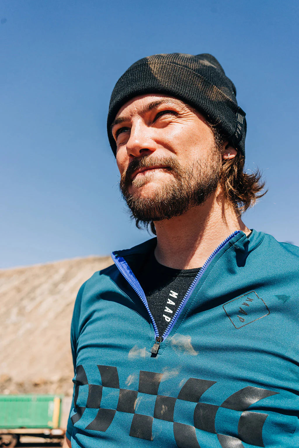 Alt_Road 1/2 Zip Jersey - Dark Teal