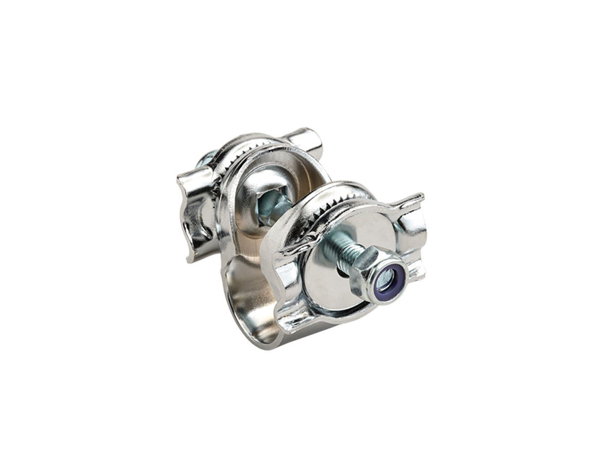 Sportsnut Brooks Clamp 7/8"(22,2mm) for 2 Rail - chrome