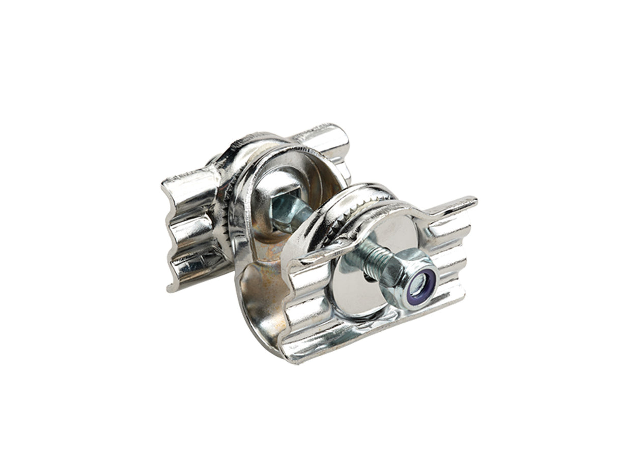 Sportsnut Brooks Clamp 7/8"(22,2mm) for 3 Rail - chrome