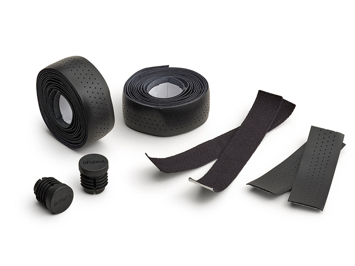Brooks Bar Tape Leather - black