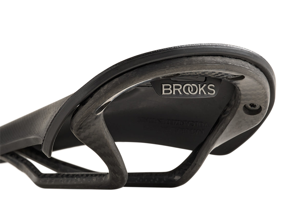 Brooks Saddle C13 Carved 145mm, Cambium - black