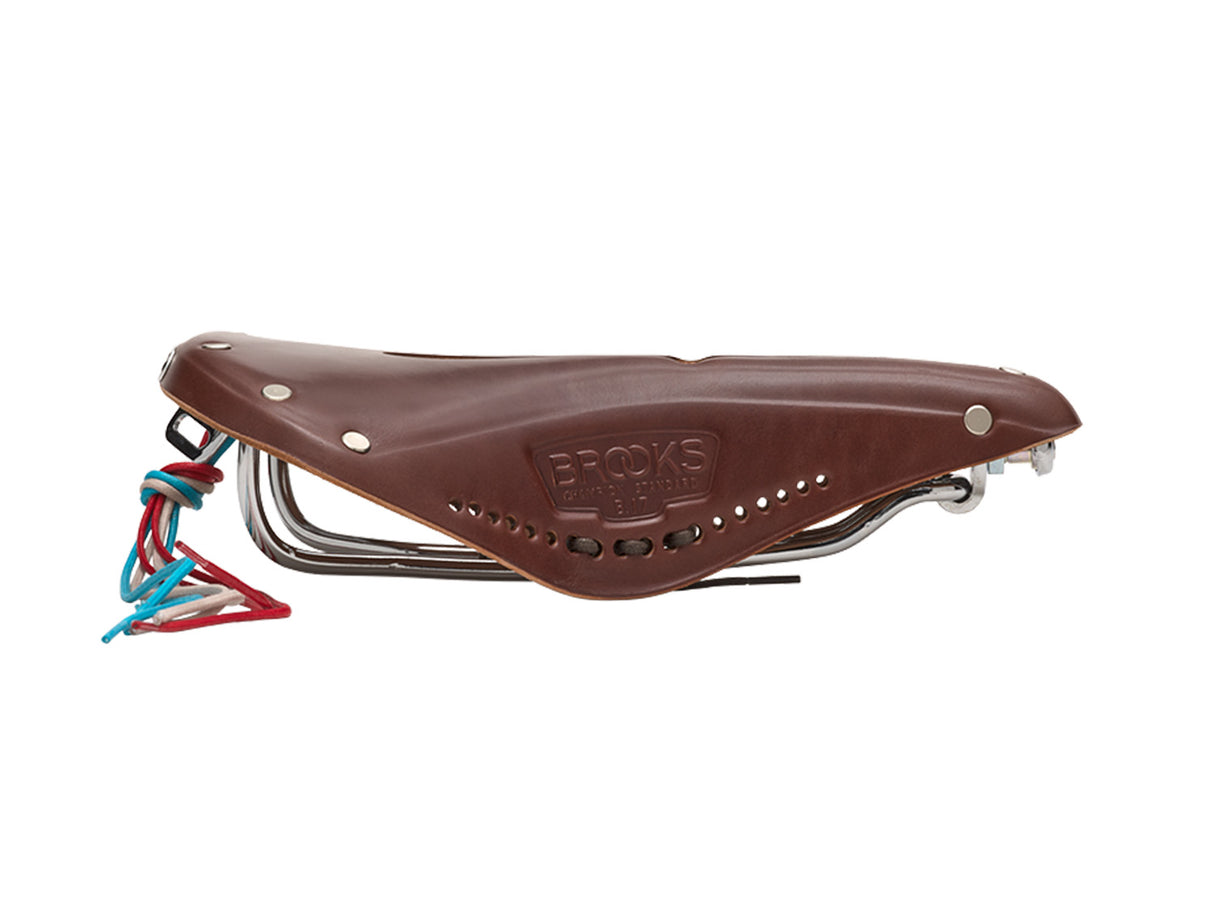 Brooks Saddle B17 Carved, Leather - A. Brown