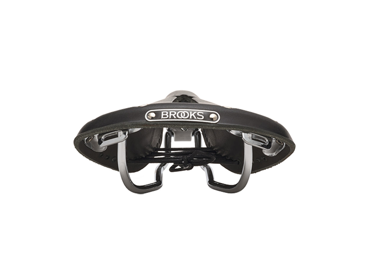 Brooks Saddle B17 Carved Short, Leather - black