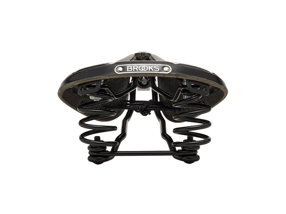 Brooks Saddle Flyer Carved, Leather - black