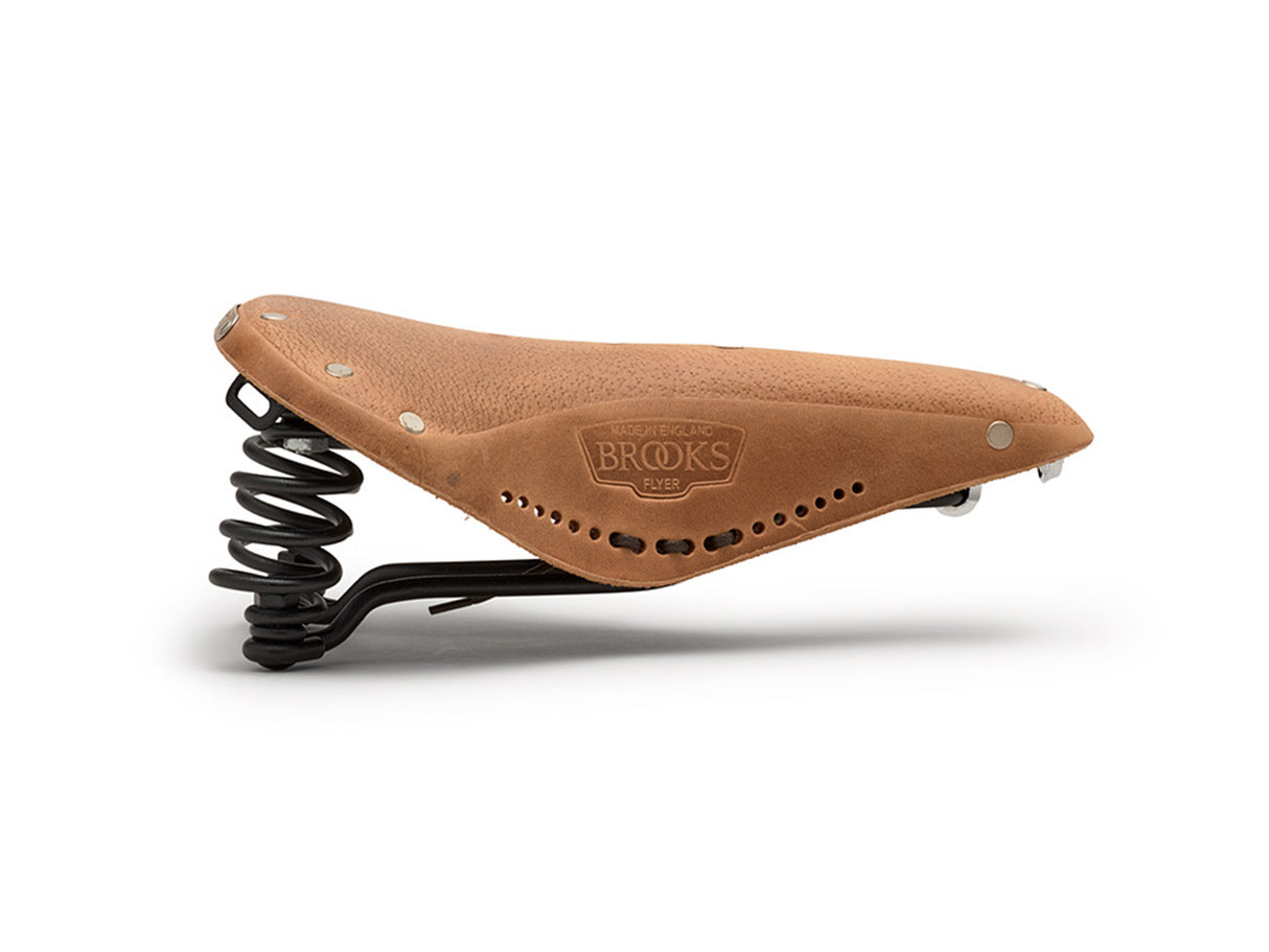 Brooks Saddle Flyer Softened, Leather - Dark Tan