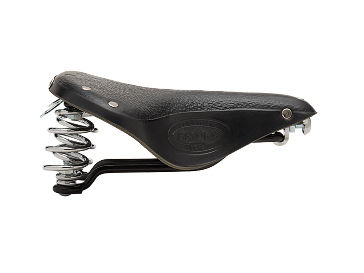 Brooks Saddle B67 Short, Leather - black